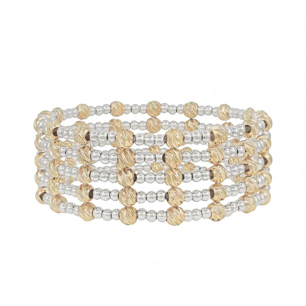 NEW WHAT'S HOT women's shimmer & shine five bracelet set in gold